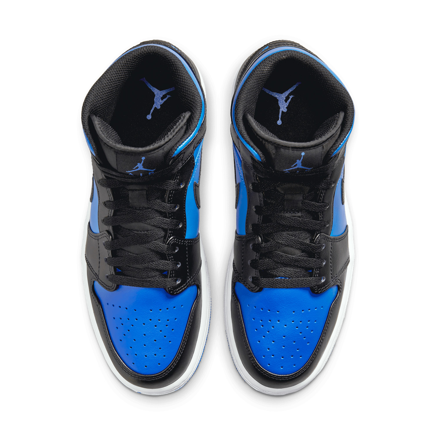 SNEAKERS AIR JORDAN 1 MID WHITE BLACK ROYAL BLUE | MEN - Imagen 2
